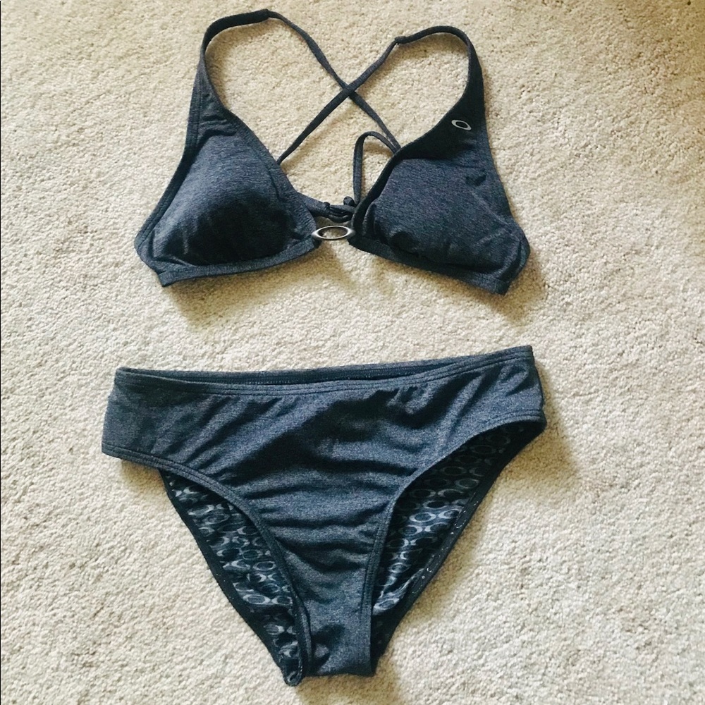 Oakley Women’s Gray Bikini 2 Piece